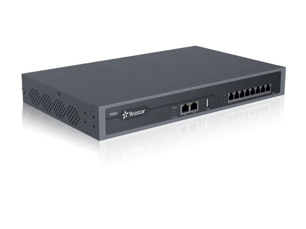 Yeastar P-Series P560 - IP-PBX - 1U - rackmonterbar - 8 FXO-porter - 8 FXS-porter - 2 x 10/100/1000