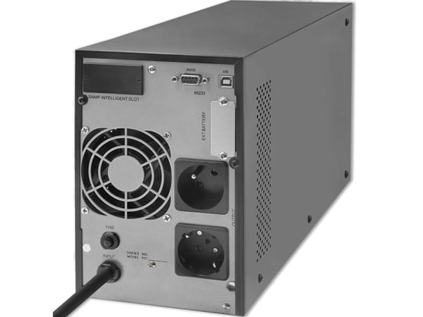 Qoltec UPS | On-line | Pure Sine Wave | 2kVA | 1.6kW | LCD | USB