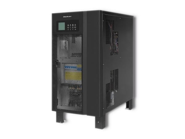 Qoltec - UPS - AC 380 V - 12 kW - 15000 VA - 3-faset - RS-232, USB, RS-485 - svart