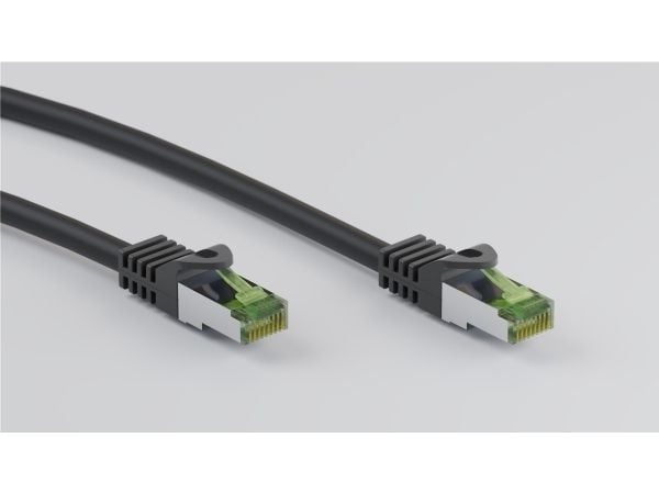 Goobay 61096, 5 m, Cat8.1, S/FTP (S-STP), RJ-45, RJ-45, Sort