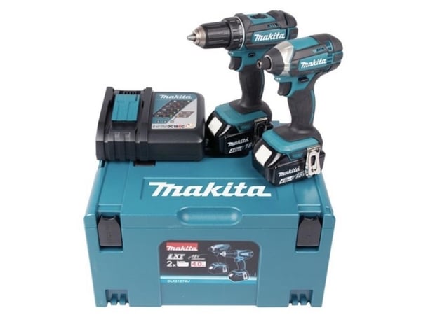 Makita työkalusarja DLX2127MJ 18V 2X4.0Ah Li-ion (DDF482+DTD152)