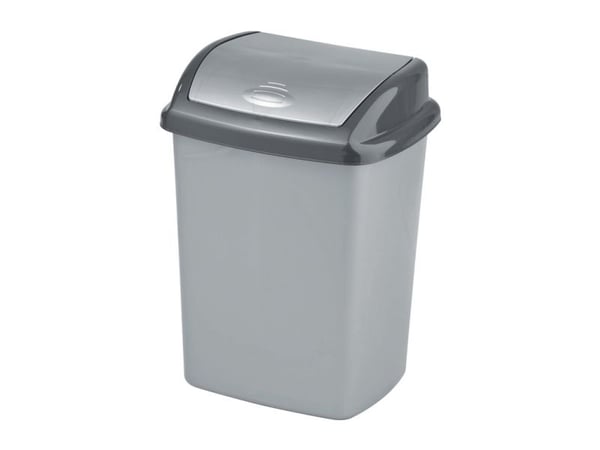 Soptunna Curver Dominik med lock 25L silver (CUR000082) Soptunna Curver Dominik med lock 25L silver (CUR000082)