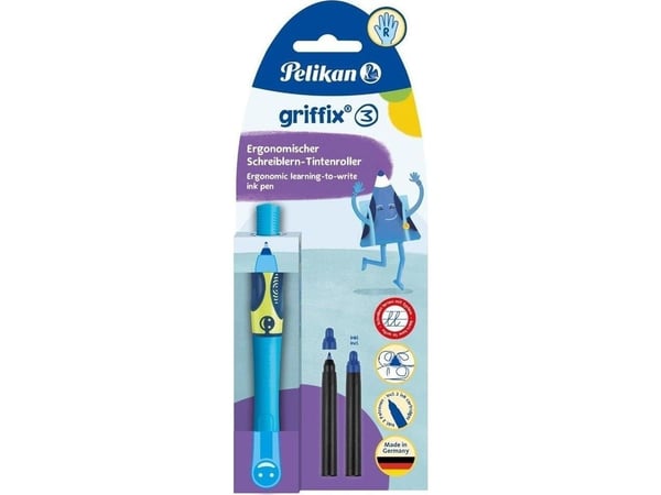Pelikan griffix, Stiftpenna, Blå, Blå, Plast, Högerhänt, Tyskland