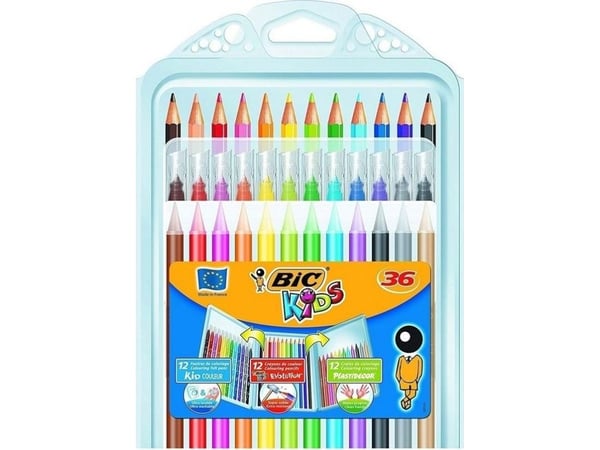 Bic målarbok 3in1 kritor 36st BIC