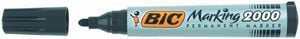 BIC Marking 2000 - Markør - permanent - svart - alkoholbasert blekk - 1.7 mm (en pakke 12)