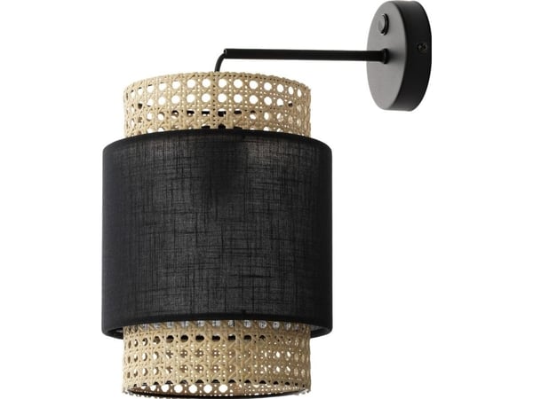 Vegglampe Orno LANA 1P, E27 maks. 60W, svart