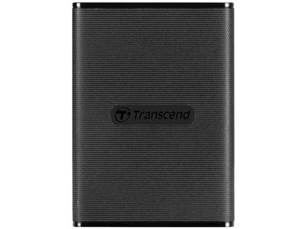 Transcend ESD270C - SSD - 2 TB - ekstern (bærbar) - USB 3.1 Gen 2 (USB-C kontakt) - 256-bit AES - svart