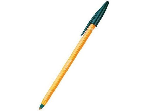BIC Orange - Kulepenn - grønn - oljebasert blekk - 0.8 mm - fin (en pakke 20)