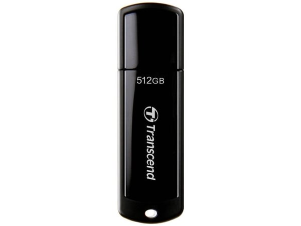 Transcend JetFlash 700 - USB flash-enhet - 512 GB - USB 3.1 Gen 1 - svart