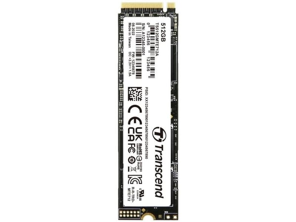 Transcend PCIe M.2 SSDs, 512 GB, M.2