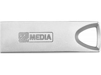 MyMEDIA My Alu USB 2.0 minnepinne 64 GB sølv 69274 USB-A