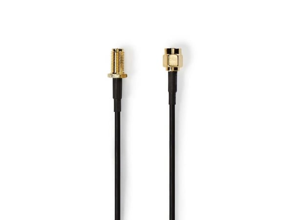 Nedis CSGL02210BK20, 2 m, RP-SMA, RP-SMA, Lajittelu