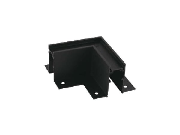 V-tac L-form magnetisk profilsystem for justerbare kanter med sidekobling, svart