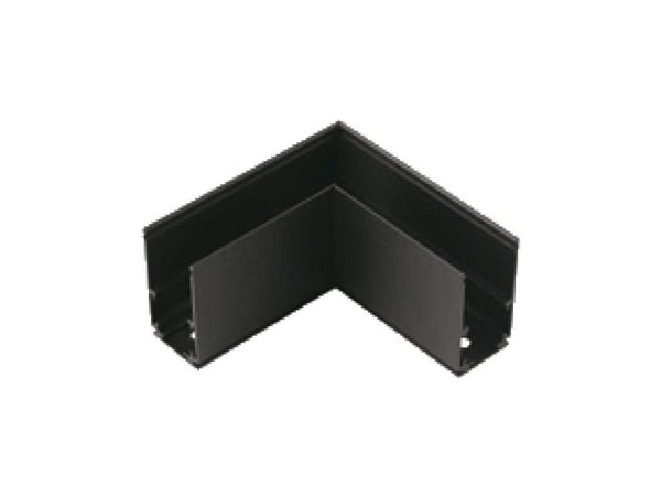 V-tac L-formet magnetisk skinne for overflatemontering, sidekobling, sort
