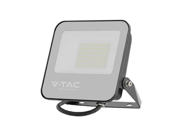 V-tac 50W LED-projektør sort hus 6500K