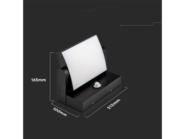 V-TAC 17W LED IP65 VT-11020-120-B 4000K 2520lm V-TAC 17W LED IP65 VT-11020-120-B 4000K 2520lm