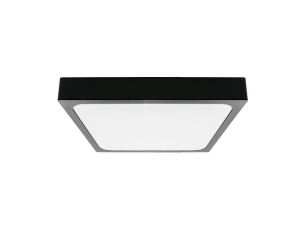 V-TAC Plafond LED-kattovalaisin Neliö 24W 42cm liiketunnistimella V-TAC Musta VT-8624S neutraali