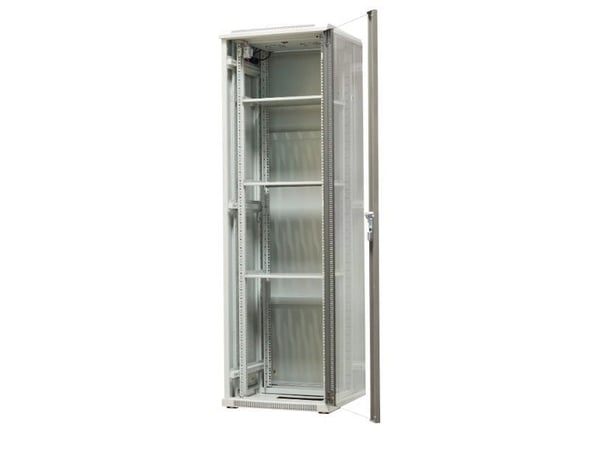 EMITERNET Free-standing frame cabinet EmiterNet Top, 42U, front door sheet metal/glass, 600x600x1980mm (width/depth/height) EM/SH05D-6642