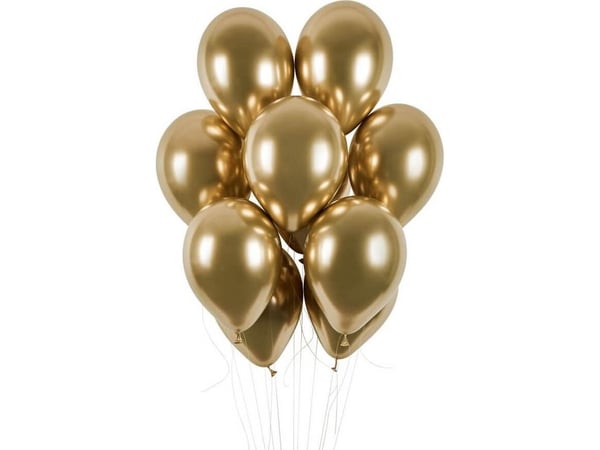 Guld ballon, shiny
