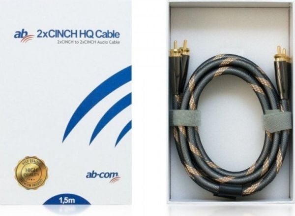 Ab Com AB HQ 2xCINCH-kabel 1,5 m