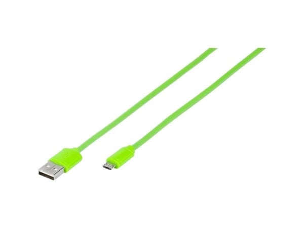 BBC micro:bit data-/strömkabel [1x USB 2.0 A - 1x USB 2.0 Micro-B] 0,30 m grön