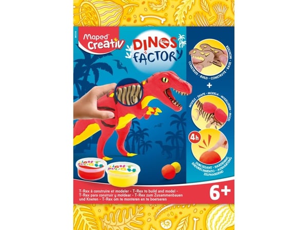 CREATIV plastmasse. Dinosaurfabrikken 907210