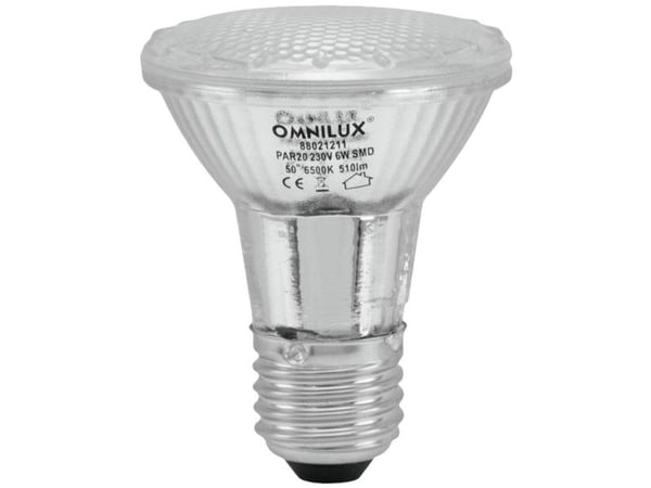 Omnilux 88021211 LED (RGB) lampa EEK F (A - G) E27 6 W Kallvit (Ø x L) 64 mm x 86 mm 1 st