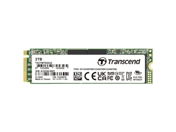 Transcend MTE662A, 2 TB, M.2