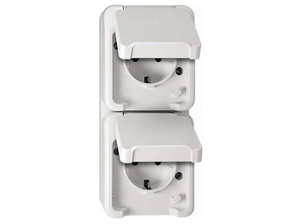 Merten MEG2328-8019, CEE 7/3, CEE 7/4, Vit, IP44, 250 V, 16 A