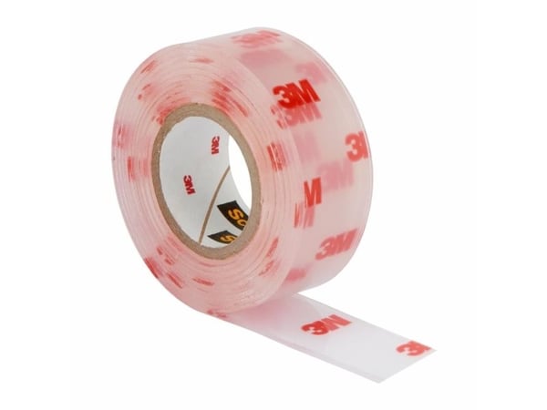 Gjennomsiktig monterings­tape 19 mm x 1,5 m