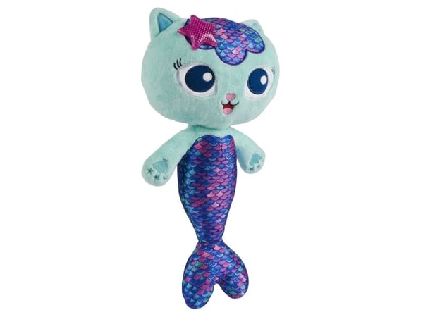 Gabby''s Dollhouse GDH PLH Feature Plush MerCat GML, Jente, 3 år, Gir fra seg lyd