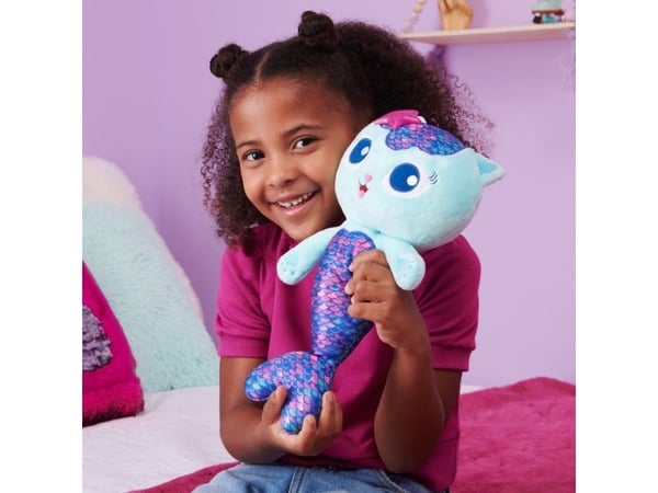 Gabby''s Dollhouse GDH PLH Feature Plush MerCat GML, Jente, 3 år, Gir fra seg lyd