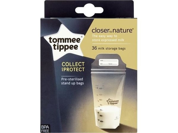 TOMMEE TIPPEE melkeposer til oppbevaring, 36 stk., 42302242