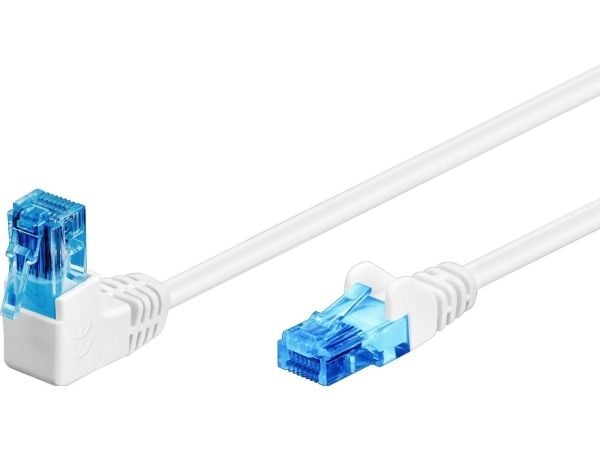 Wentronic 51538, 3 m, Cat6a, U/UTP (UTP), RJ-45, RJ-45, Hvit