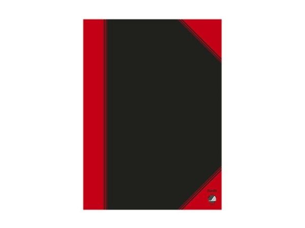 Bantex 100302814, Monokromatisk, Sort, Rød, A4, 96 ark, 70 g/m², Linjerte ark