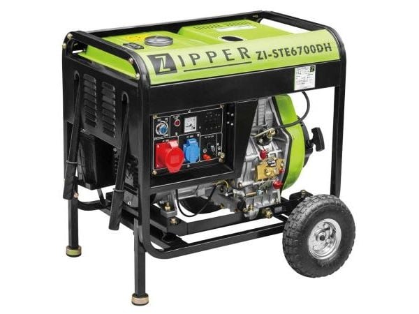 Zipper generatoraggregat 6.5kW 1x230V 1x400V AVR ZIPPER ZI-STE6700DH