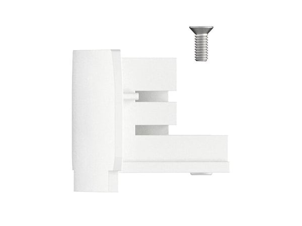 Paulmann 91383, Endestykke, Hvit, Plast, 35 mm, 31,5 mm, 32,5 mm