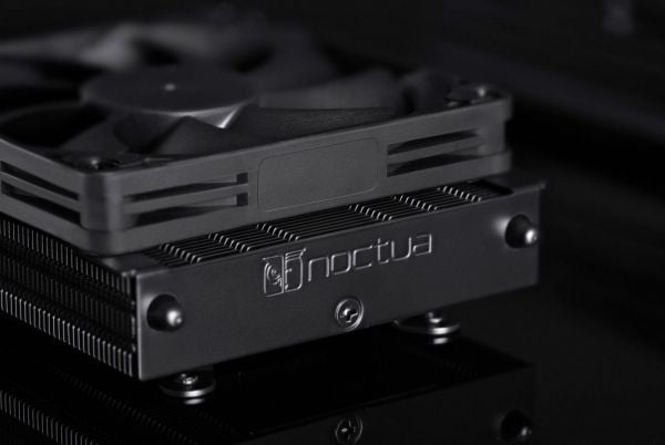 Noctua chromax.black NH-L9a-AM5 - Kabinettvifte - kompakt - (for: AM5) - kobber - 92 mm - chromax.black