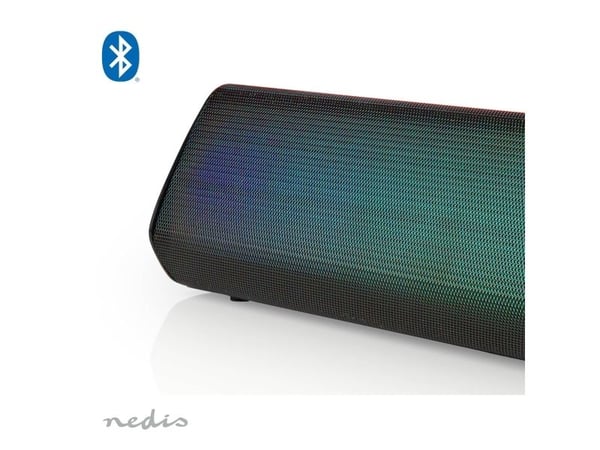 Nedis SPBT2006BK, 2-veis, 2.0 kanaler, Trådløs, 6 W, 80 - 18000 Hz, Sort
