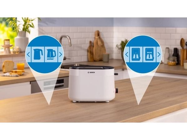 Bosch TAT2M121, Kompakt brödrost