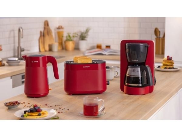 Bosch MyMoment TAT2M124 - Brødrister - 2 skive - 2 Spor - dyp rød