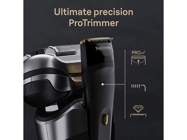 Braun Series 9 Pro+ 9515s, Metallisk, Knappar, Batteri, Litium-Ion (Li-Ion), Inbyggt batteri, 60 min