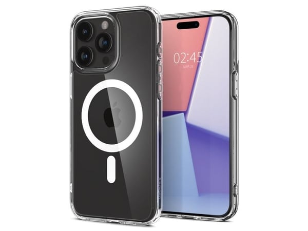 Spigen ACS06450, Mobilskal, Apple, iPhone 15 Pro Max, 17 cm (6.7"), Transparent