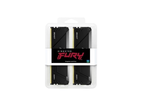 Kingston FURY Beast RGB - DDR4 - modul - 16 GB - DIMM 288-pin - 3200 MT/s - CL16 - 1.35 V - ikke-bufret - ikke-ECC - svart