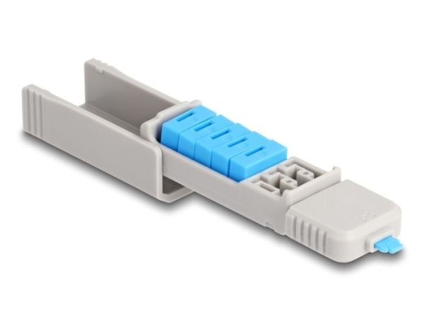 DeLOCK 20923, Portin lukitsin + avain, USB A-tyyppi, Sininen, Harmaa, Muovi, 6 kpl, Muovipussi
