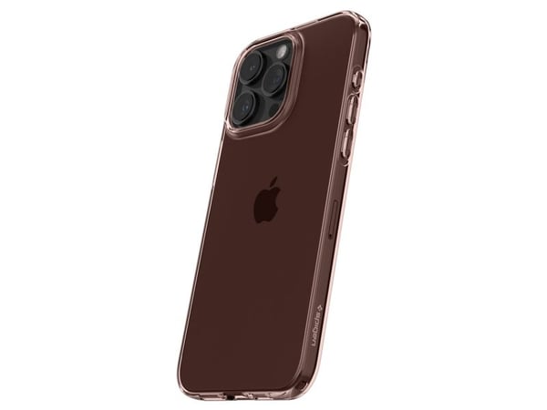 Spigen Crystal Flex, Suojus, Apple, iPhone 15 Pro Max, 17 cm (6.7"), Ruusu