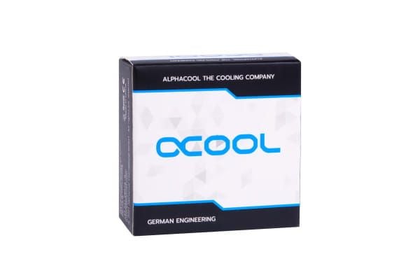 Alphacool 17617, Liitoskappaleet, Messinki, Kromi, 1/4", 90°, Naaras