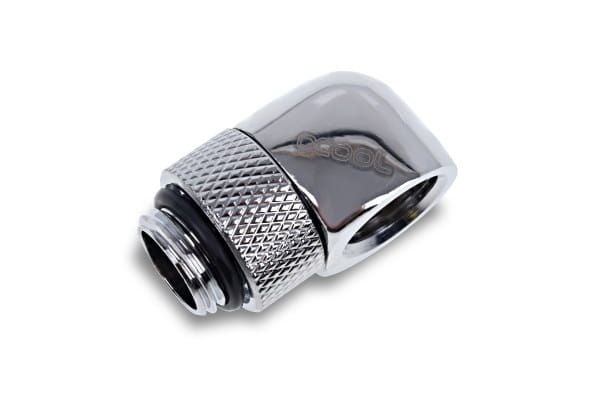 Alphacool 17616, Passende, Messing, Kromfarget, 1/4", 90°, Hunkjønn