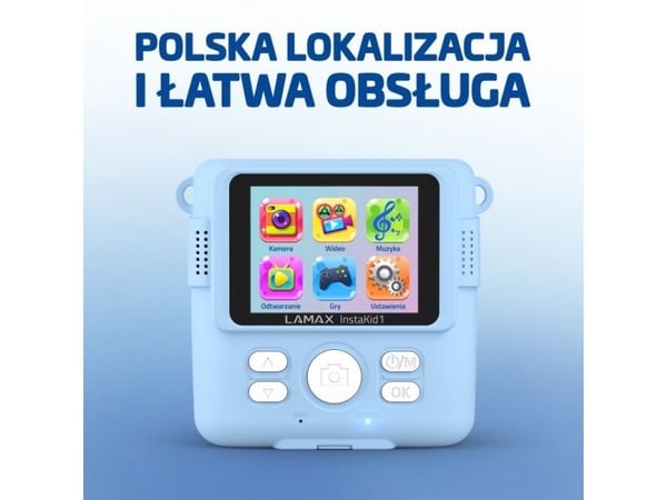 LAMAX InstaKid1 barnkamera, blå