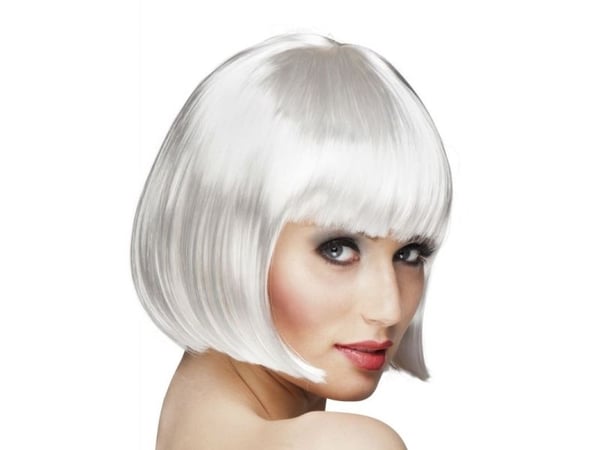 Boland 85887, Maskeradperuk, Vuxen, Honkoppling, Polyester, Vit, 212 g
